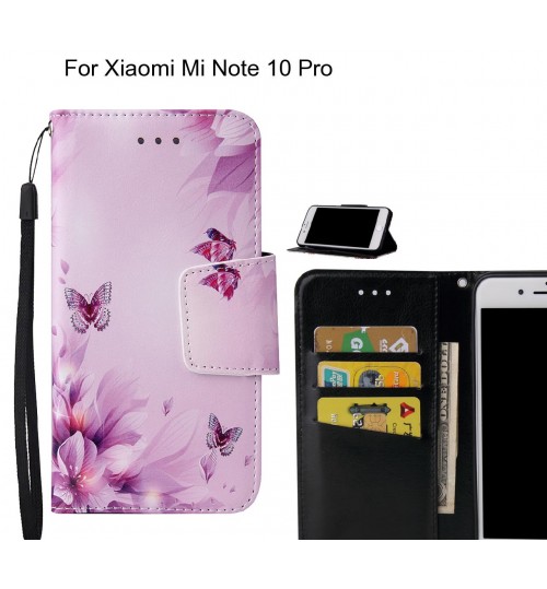 Xiaomi Mi Note 10 Pro Case wallet fine leather case printed