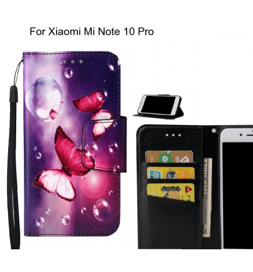 Xiaomi Mi Note 10 Pro Case wallet fine leather case printed