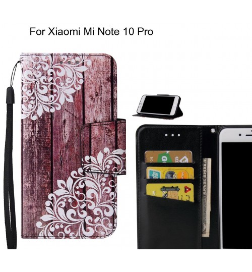 Xiaomi Mi Note 10 Pro Case wallet fine leather case printed