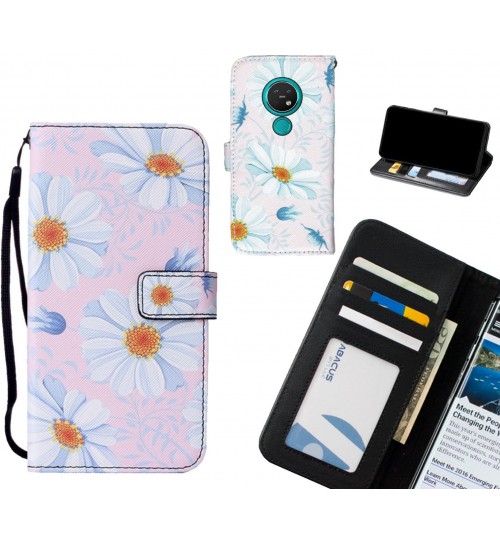 Nokia 7.2 case leather wallet case printed ID