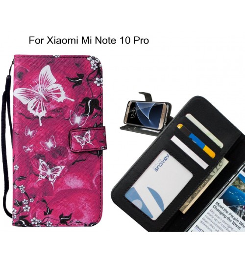 Xiaomi Mi Note 10 Pro case leather wallet case printed ID