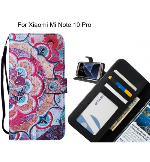 Xiaomi Mi Note 10 Pro case leather wallet case printed ID