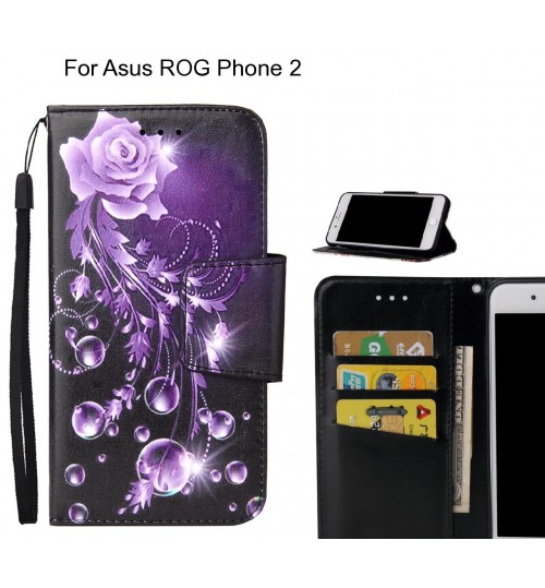 Asus ROG Phone 2 Case wallet fine leather case printed