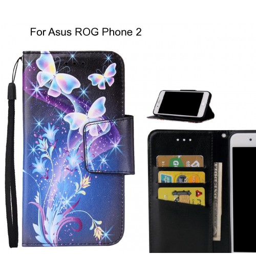 Asus ROG Phone 2 Case wallet fine leather case printed