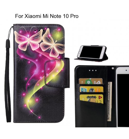 Xiaomi Mi Note 10 Pro Case wallet fine leather case printed