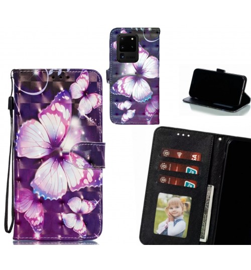 Galaxy S20 Ultra Case Leather Wallet Case 3D Pattern Printed