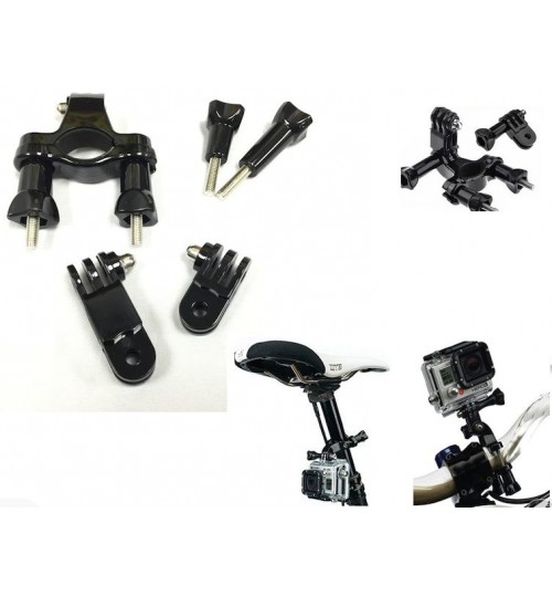 Handlebar Bike Mount Swivel compatible with GoPro Hero 4 / 3+ / 3