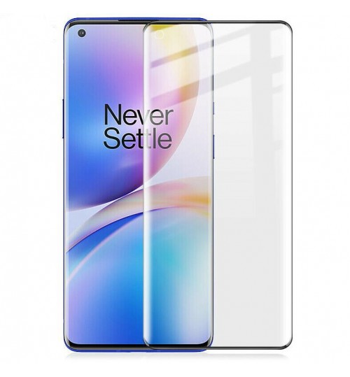 OnePlus 8 Pro Tempered Glass Full Screen Protector 3D