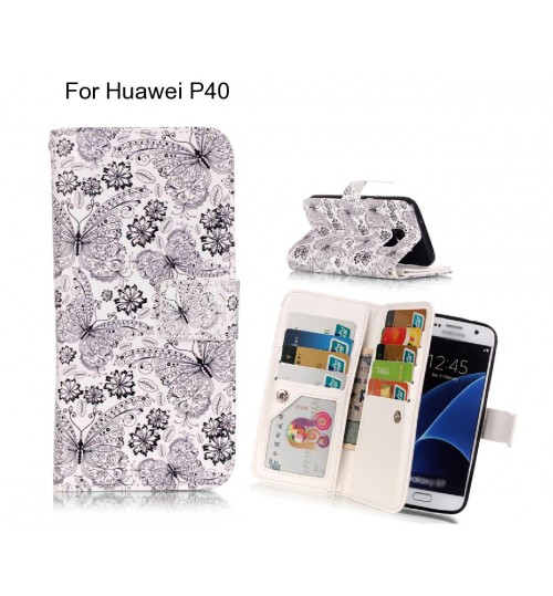 Huawei P40 case Multifunction wallet leather case