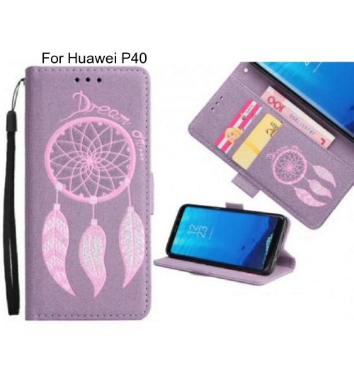 Huawei P40  case Dream Cather Leather Wallet cover case