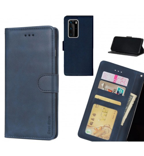 Huawei P40 Pro case executive leather wallet case
