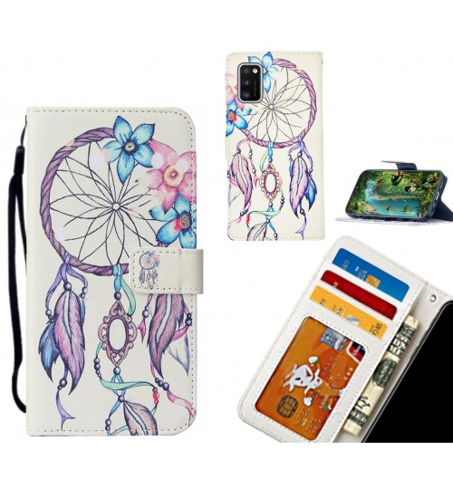 Samsung Galaxy A41 case leather wallet case printed ID