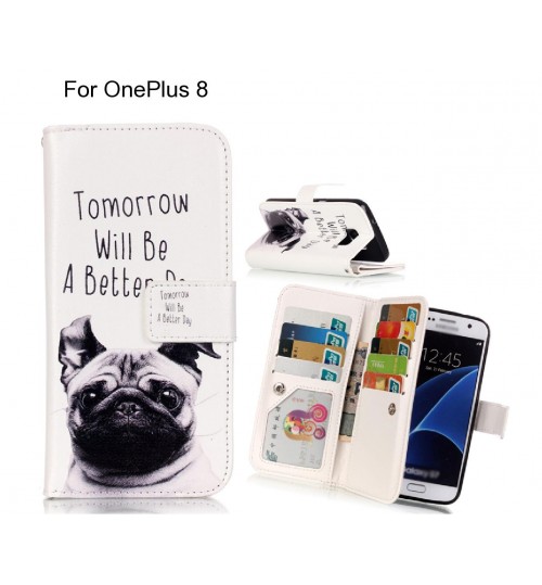 OnePlus 8 case Multifunction wallet leather case