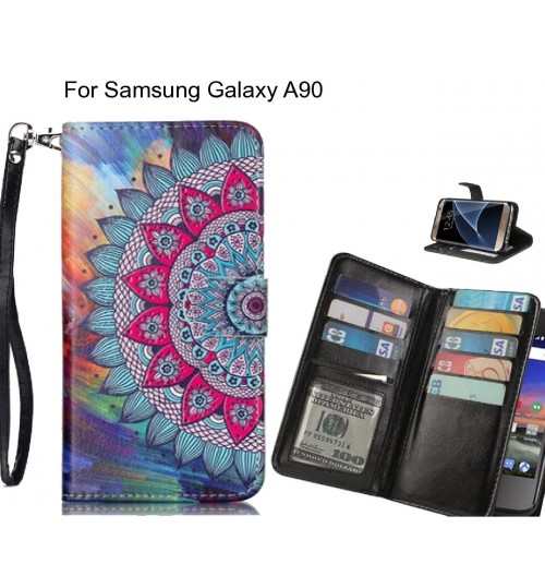 Samsung Galaxy A90 case Multifunction wallet leather case