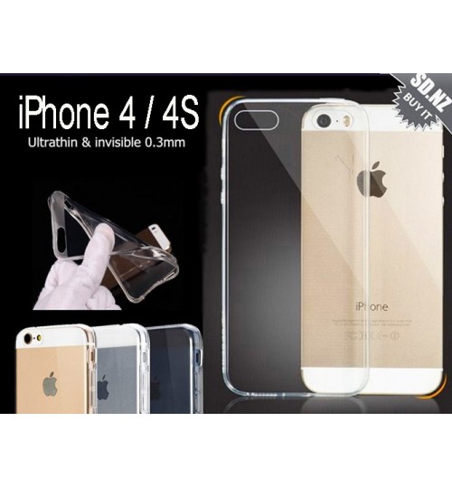 iPhone 4 4s  Case Clear Gel Ultra Thin