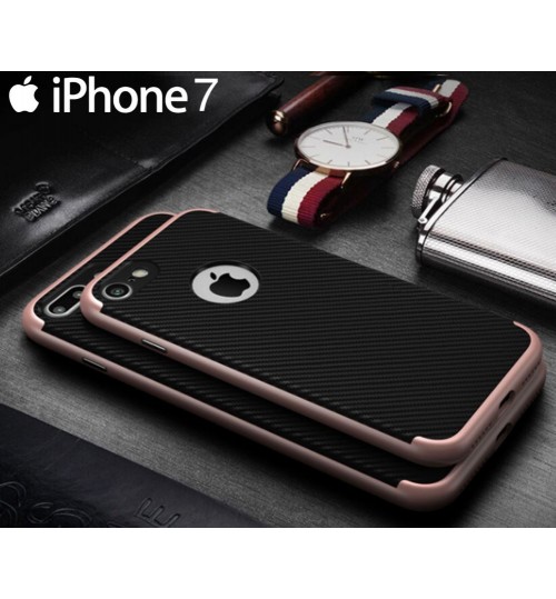 iPhone 7 case Carbon Fibre with Bumper Case