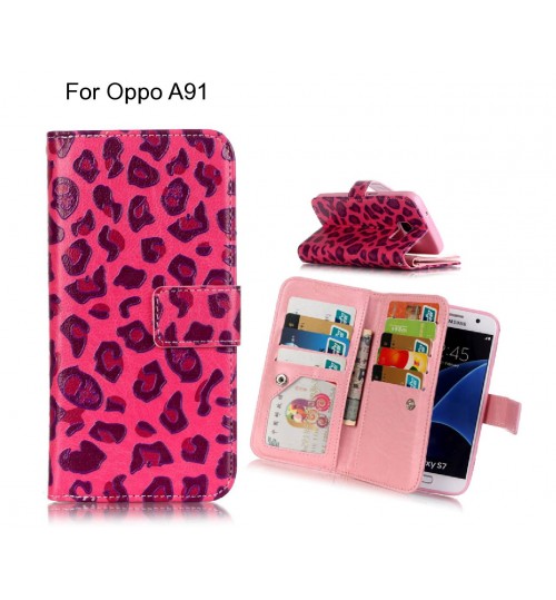 Oppo A91 case Multifunction wallet leather case