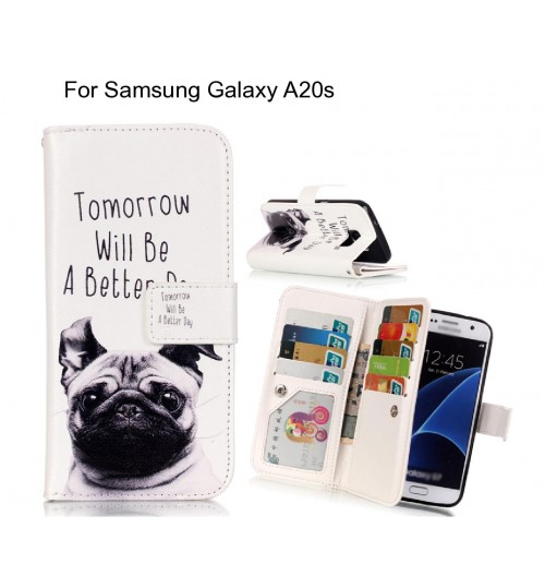 Samsung Galaxy A20s case Multifunction wallet leather case