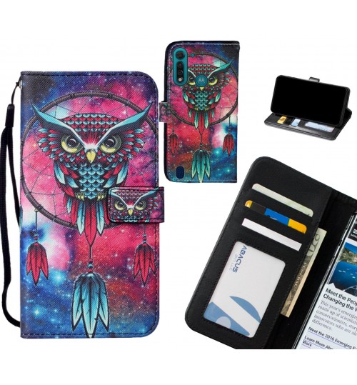 Moto G8 Power Lite case leather wallet case printed ID