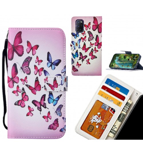 OPPO A72 case leather wallet case printed ID