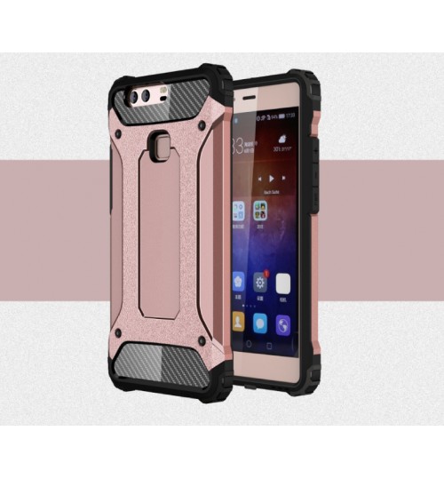 HUWEI P9 Case Armor Rugged Heavy Duty Holster Case