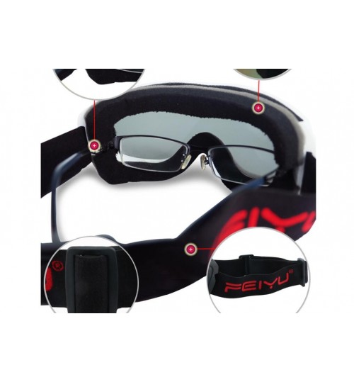 Ski Goggles UV400 Anti-fog Skiing Goggles ADULTS