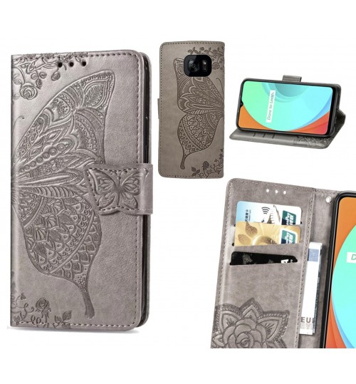 Galaxy S7 edge case Embossed Butterfly Wallet Leather Case