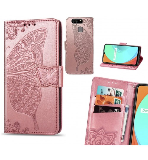 Huawei P9 case Embossed Butterfly Wallet Leather Case