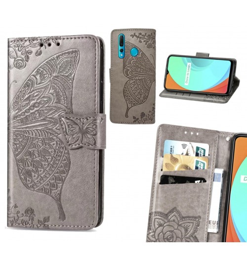 Huawei nova 4 case Embossed Butterfly Wallet Leather Case