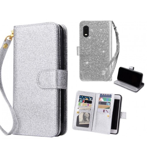 Galaxy Xcover Pro Case Glaring Multifunction Wallet Leather Case