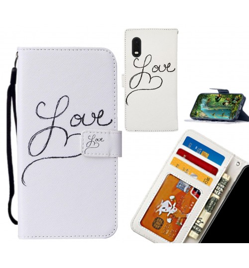 Galaxy Xcover Pro case leather wallet case printed ID