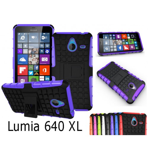 Microsoft Lumia 640XL  Heavy Duty Kickstand case