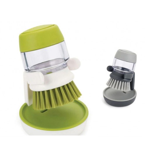 Dishes Cleaning Brush Refillable Washing Tools with Dispenser