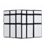 Rubiks Cube 3x3 Silver Mirror Magic Cube