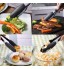 Silicone Tongs Kitchen Food Cooking Salad Serving Non-stick 9/12'' BBQ Clip