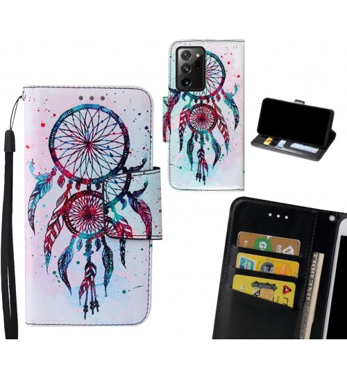 Galaxy Note 20 Ultra Case wallet fine leather case printed