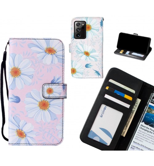 Galaxy Note 20 Ultra case leather wallet case printed ID