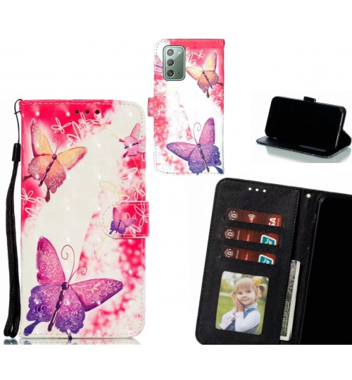 Galaxy Note 20 Case Leather Wallet Case 3D Pattern Printed