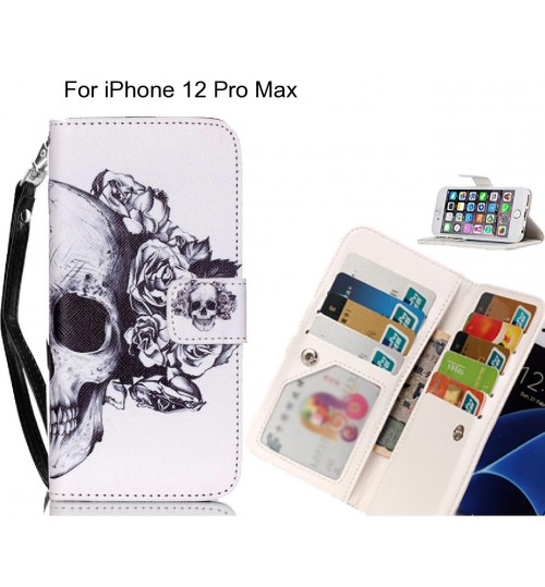 iPhone 12 Pro Max case Multifunction wallet leather case