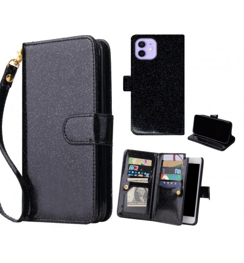 iPhone 12 Case Glaring Multifunction Wallet Leather Case