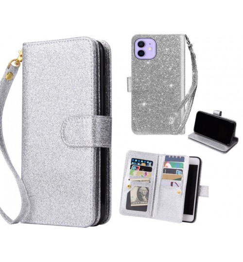 iPhone 12 Case Glaring Multifunction Wallet Leather Case