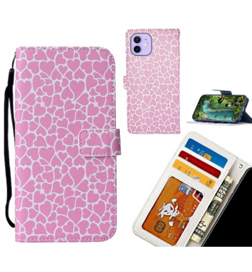 iPhone 12 case leather wallet case printed ID