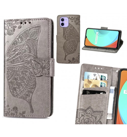 iPhone 12 case Embossed Butterfly Wallet Leather Case