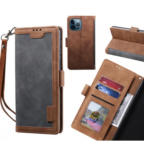 iPhone 12 Pro Max Case Wallet Denim Leather Case Cover