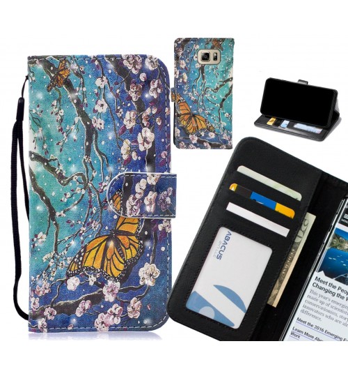 GALAXY NOTE 5 Case Leather Wallet Case 3D Pattern Printed