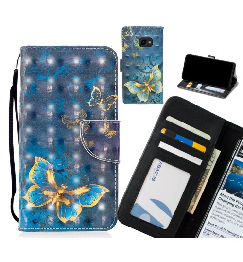 Galaxy Xcover 4 Case Leather Wallet Case 3D Pattern Printed