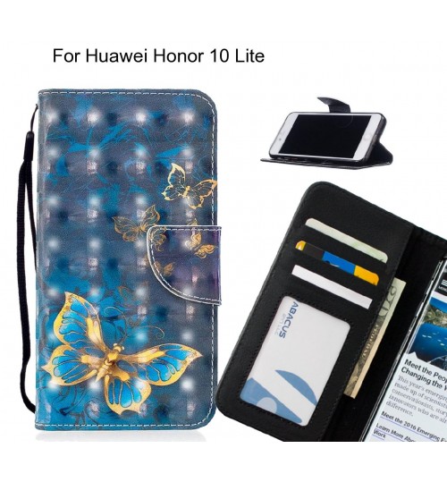 Huawei Honor 10 Lite Case Leather Wallet Case 3D Pattern Printed