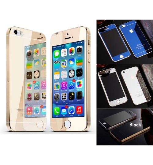 iPhone 4 4s Mirror Tempered Glass Screen Guard