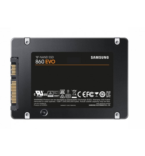 SAMSUNG 860 EVO 250GBV-NAND 2.5. 7MM SATA III 6GB/S R/W(MAX) 550MB/S/520MB/S 98K/90K IOPS 150TBW 5 YEARS WARRANTY