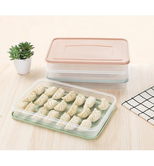 Food Dumpling Refrigerator Storage Box Plastic Container